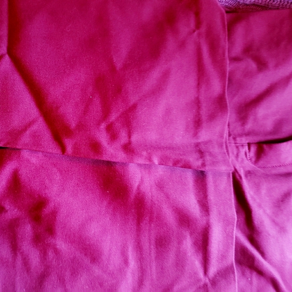 Old Navy High Waisted Pixie Flare pants Maroon 2 for 20 - Picture 2 of 8